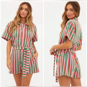 Beach Riot Gia Romper Terry Coverup
